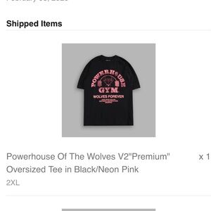 Darc Sport Black Tee with Neon Pink Graphic